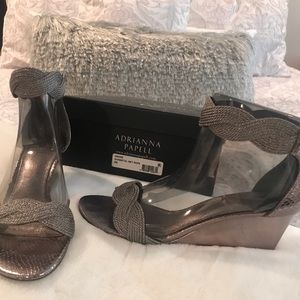 🖤 Adrianna Papell Adore Wedge Sandals 🖤